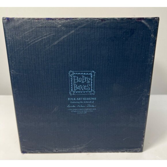 Hand-Painted Decorative Storage Box With Countryside, And Christmas Scenes Very - Picture 11 of 12